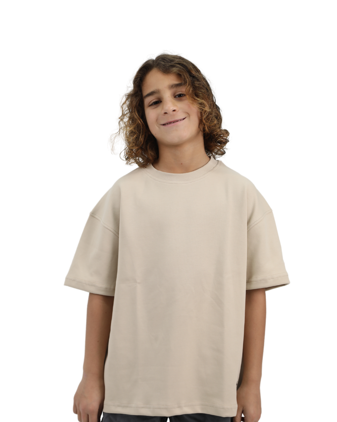 Beige Oversized T-Shirt احلم