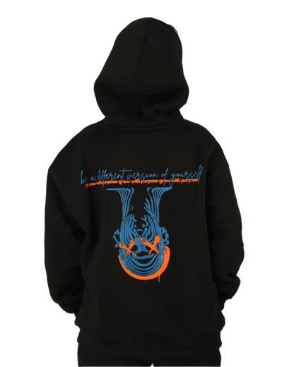 Smile Black Hoodie