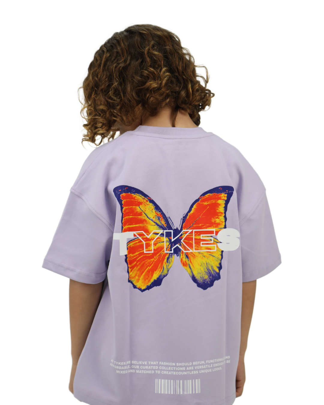 Butterfly Purple Oversized T-Shirt