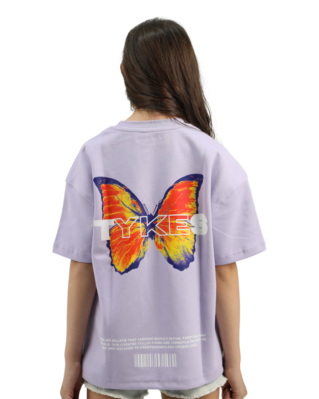 Butterfly Purple Oversized T-Shirt