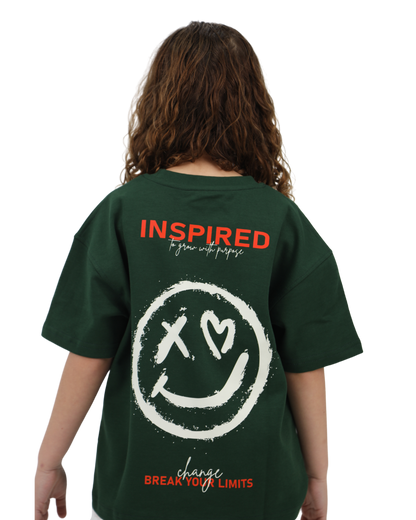 Inspired Green Oversized T-Shirt