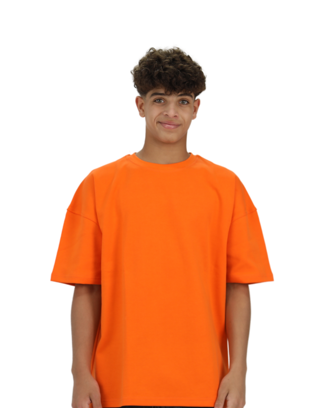 Mask Orange Oversized T-Shirt