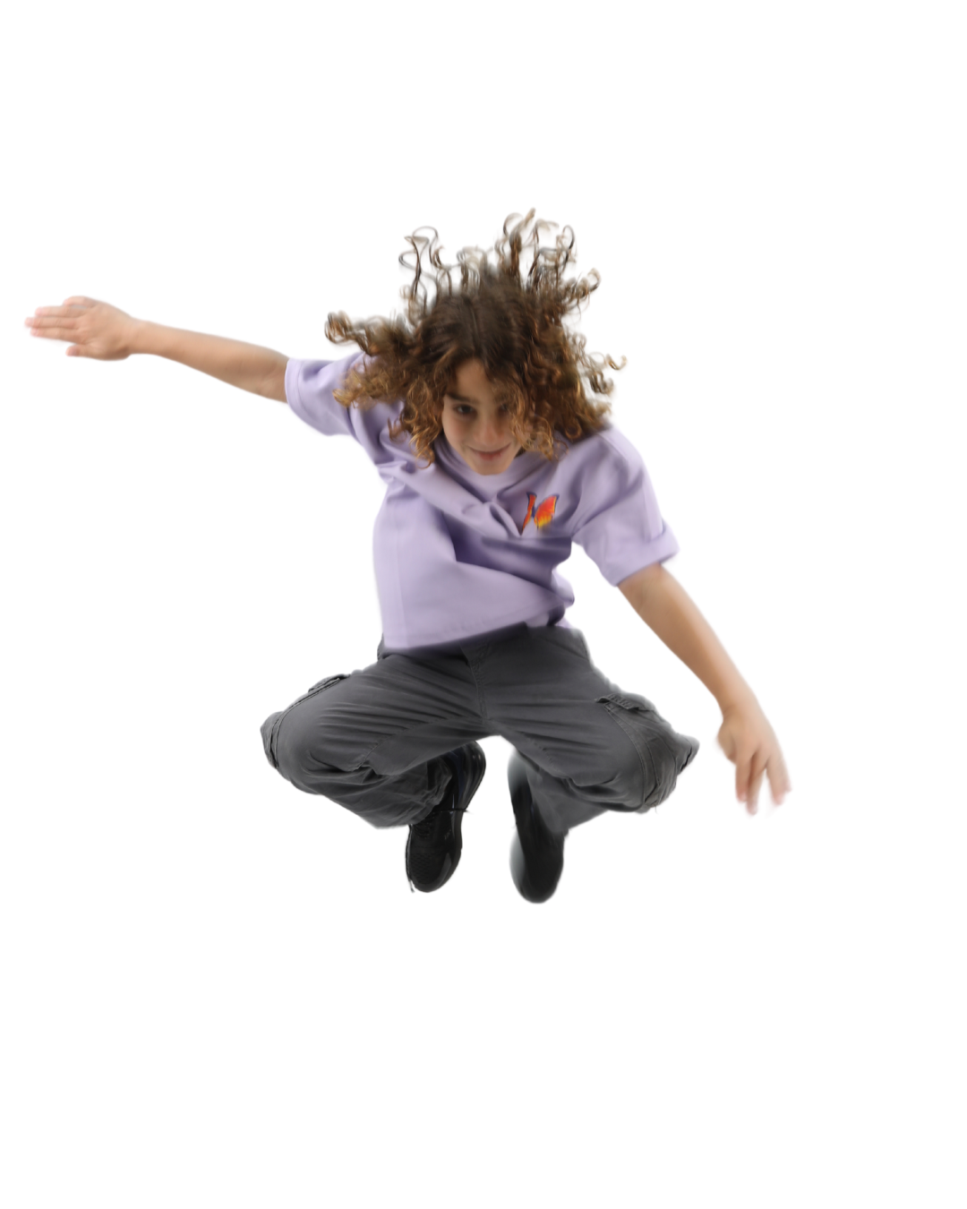 Butterfly Purple Oversized T-Shirt