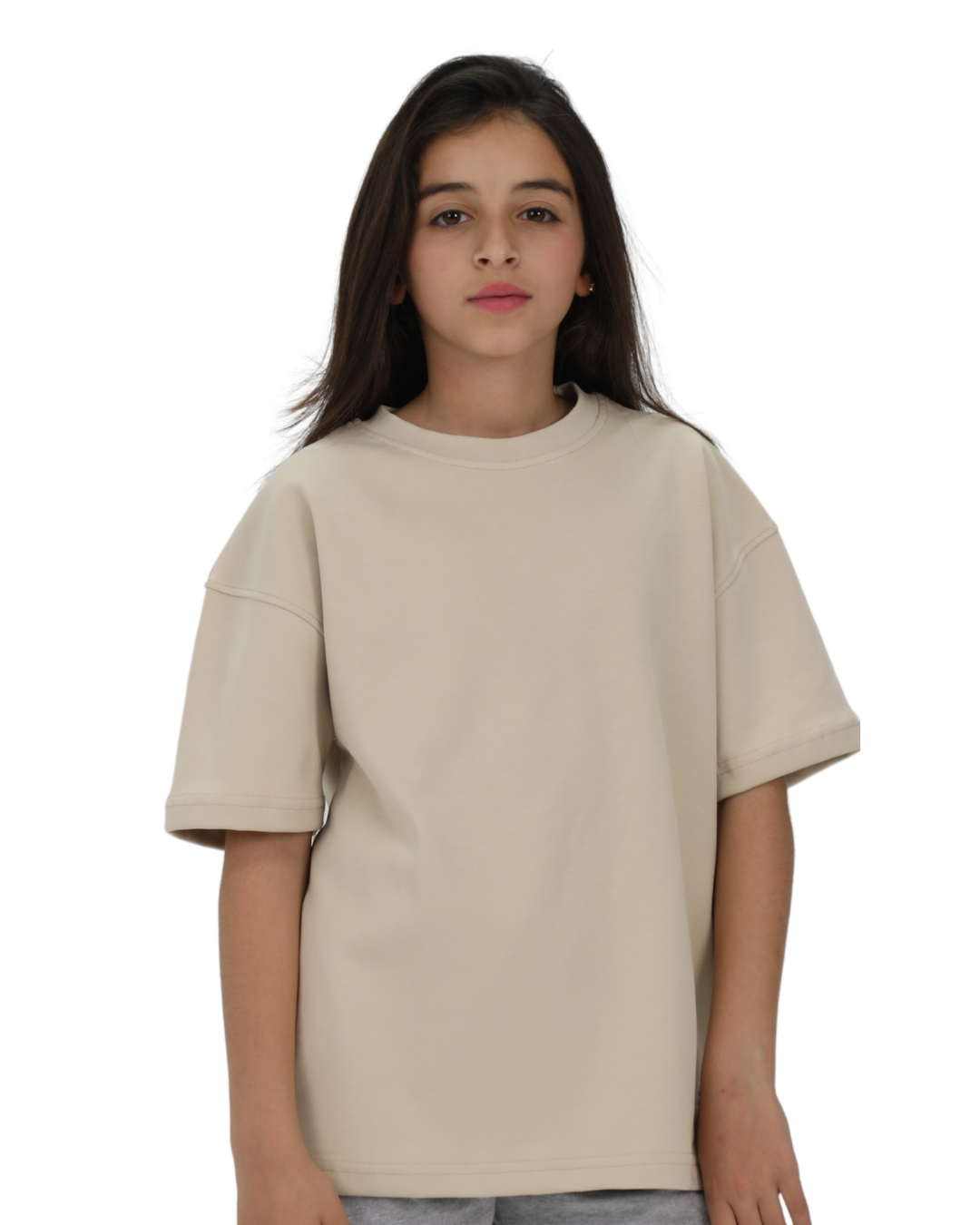 Beige Oversized T-Shirt احلم