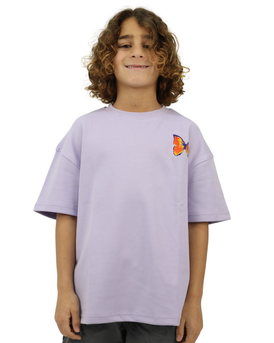 Butterfly Purple Oversized T-Shirt