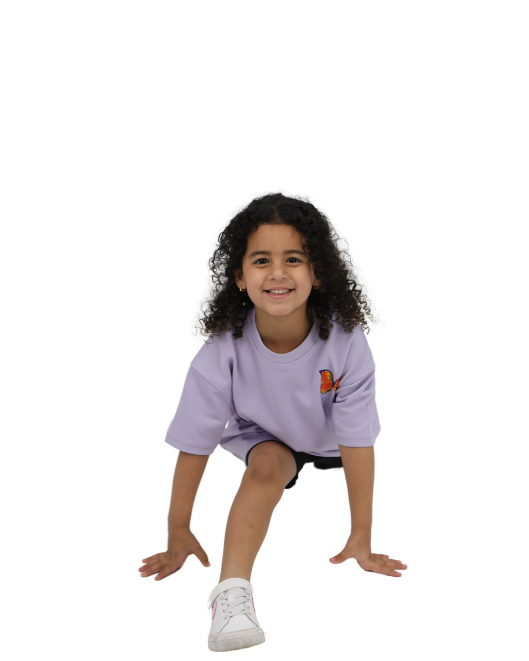 Butterfly Purple Oversized T-Shirt