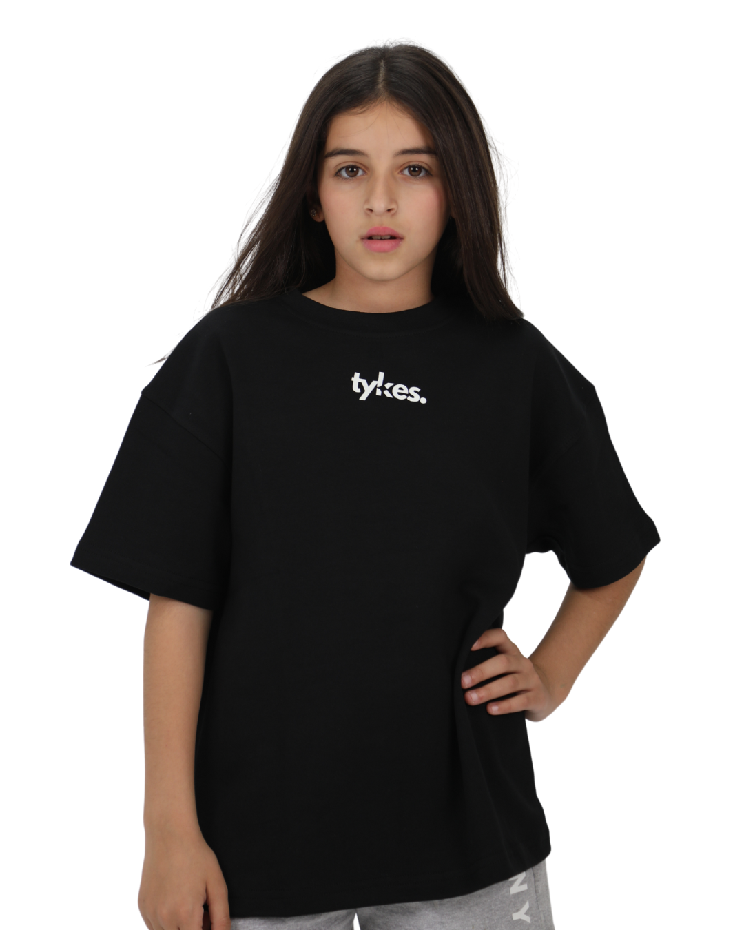 Social Black Oversized T-Shirt