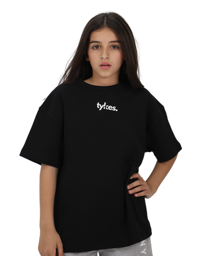 Social Black Oversized T-Shirt