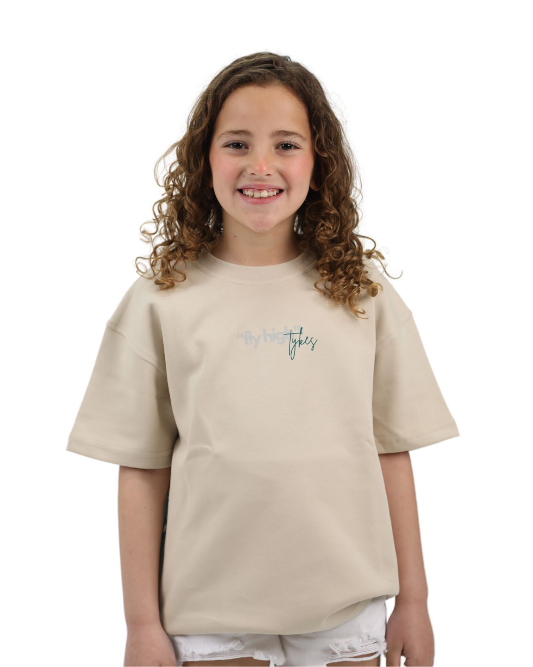 Angel Beige Oversized T-Shirt