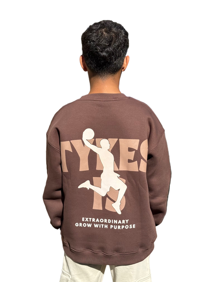 Brown Dunk Crew Neck