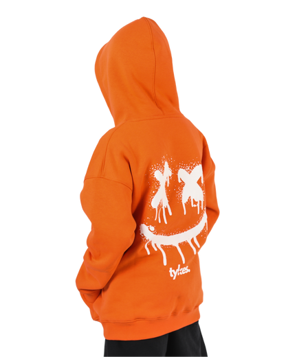 X-Face Orange Hoodie