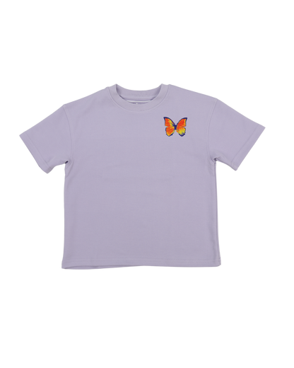 Butterfly Purple Oversized T-Shirt