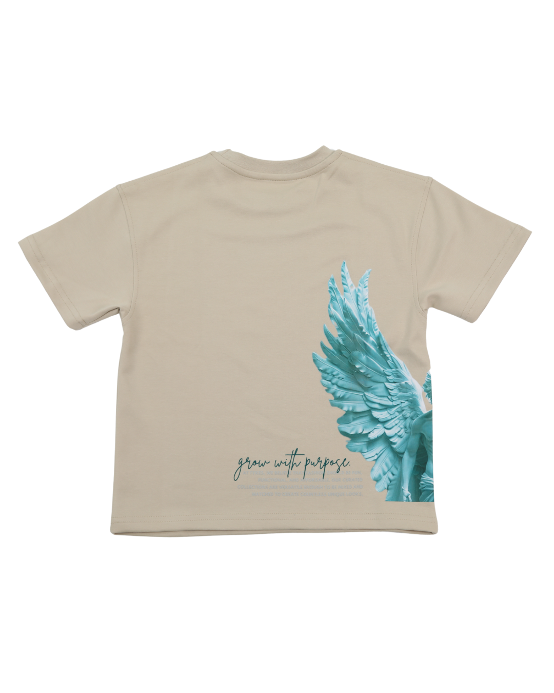 Angel Beige Oversized T-Shirt