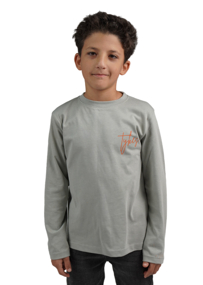 Grey Long Sleeve T-Shirt